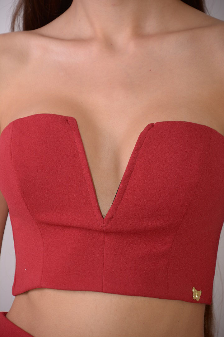 Picture of Crop top with V