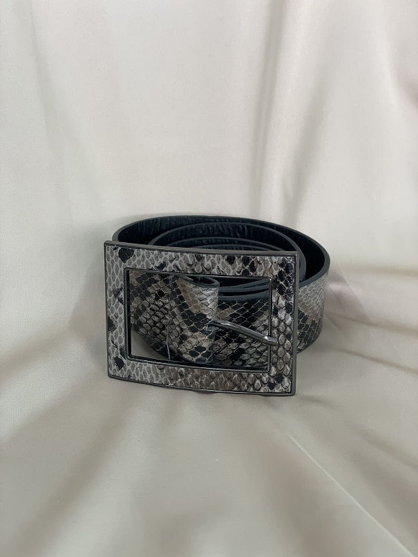 Picture of Snake print belt