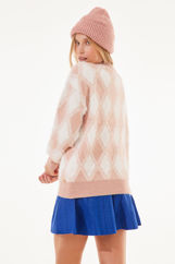 Picture of Fluffy oversized knit blouse