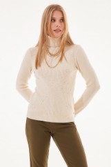 Picture of Turtleneck knit blouse