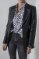 Picture of Tailored faux leather blazer