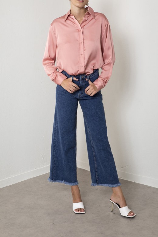 Picture of Denim wide leg pants