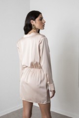 Picture of Wrap satin dress