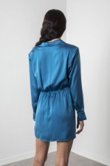 Picture of Wrap satin dress