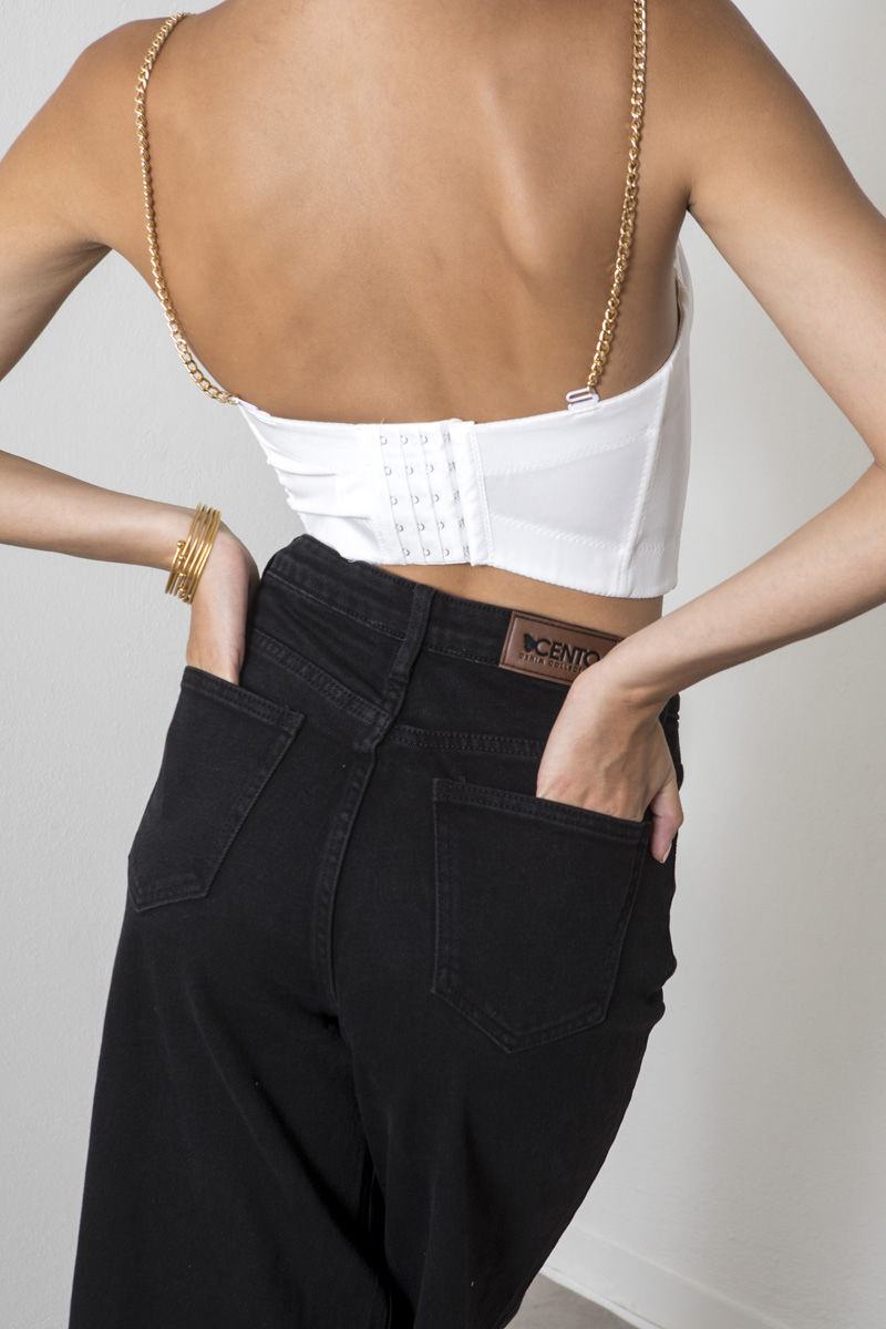 Picture of Crop top with chain