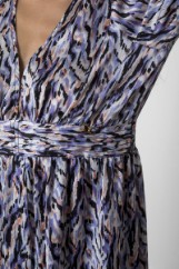 Picture of Printed maxi dress with waistband