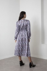 Picture of Printed maxi dress with waistband