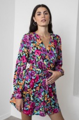 Picture of Padded floral dress