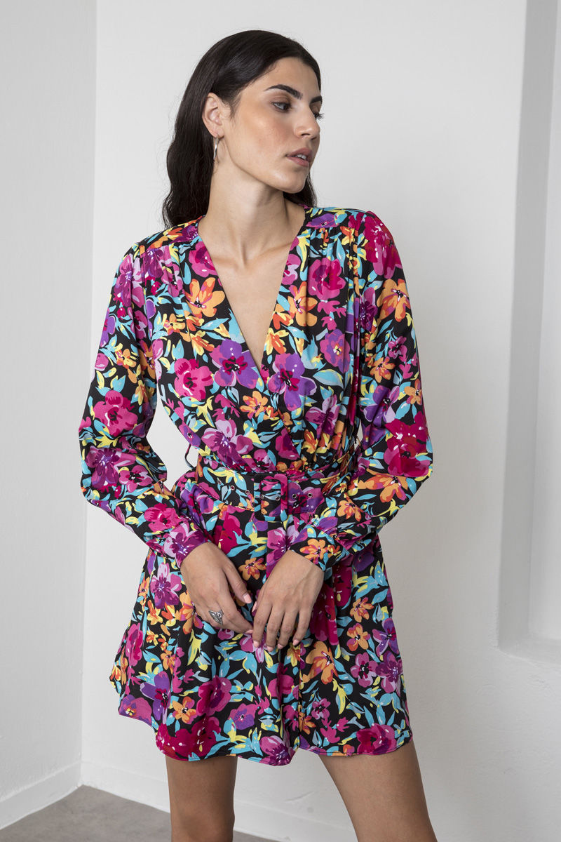 Picture of Padded floral dress