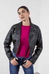 Picture of Cropped biker jacket