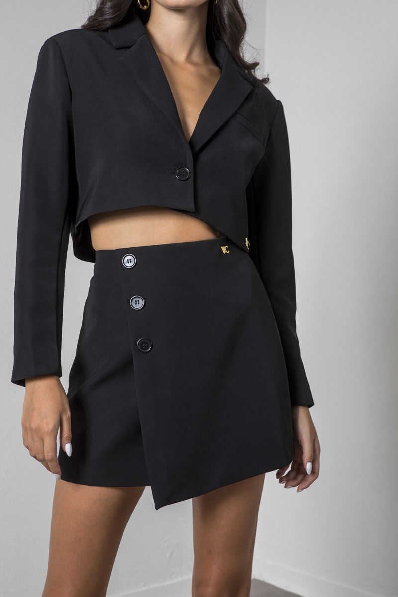 Εικόνα της Blazer cropped με κούμπωμα