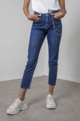 Picture of Denim pants with chain