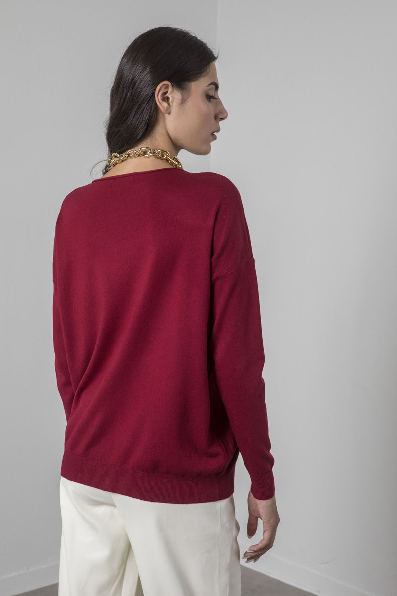 Picture of Oversized knitted blouse