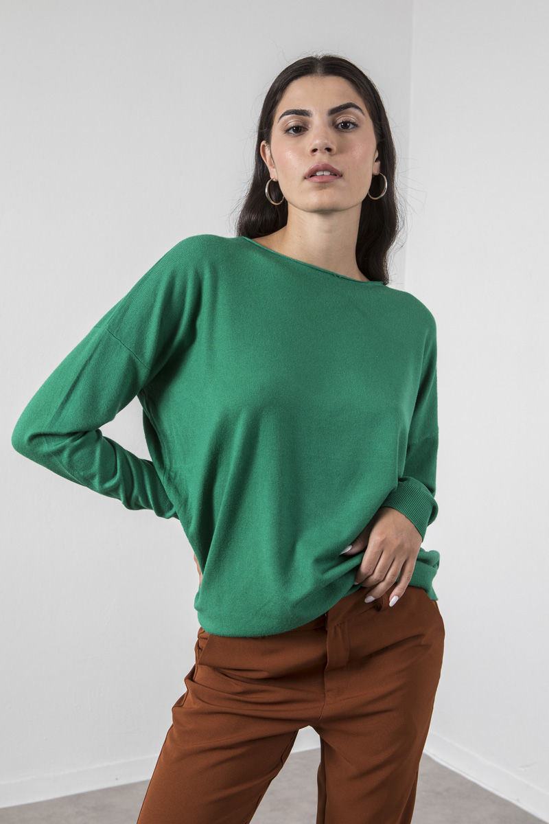 Picture of Oversized knitted blouse