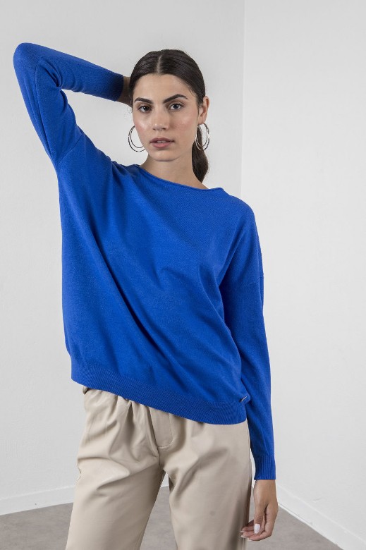 Picture of Oversized knitted blouse