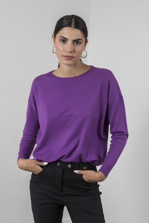 Picture of Oversized knitted blouse