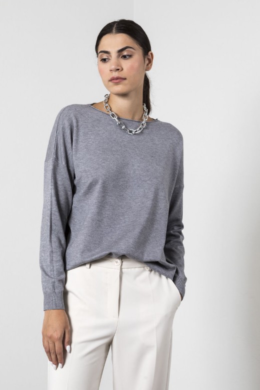 Picture of Oversized knitted blouse