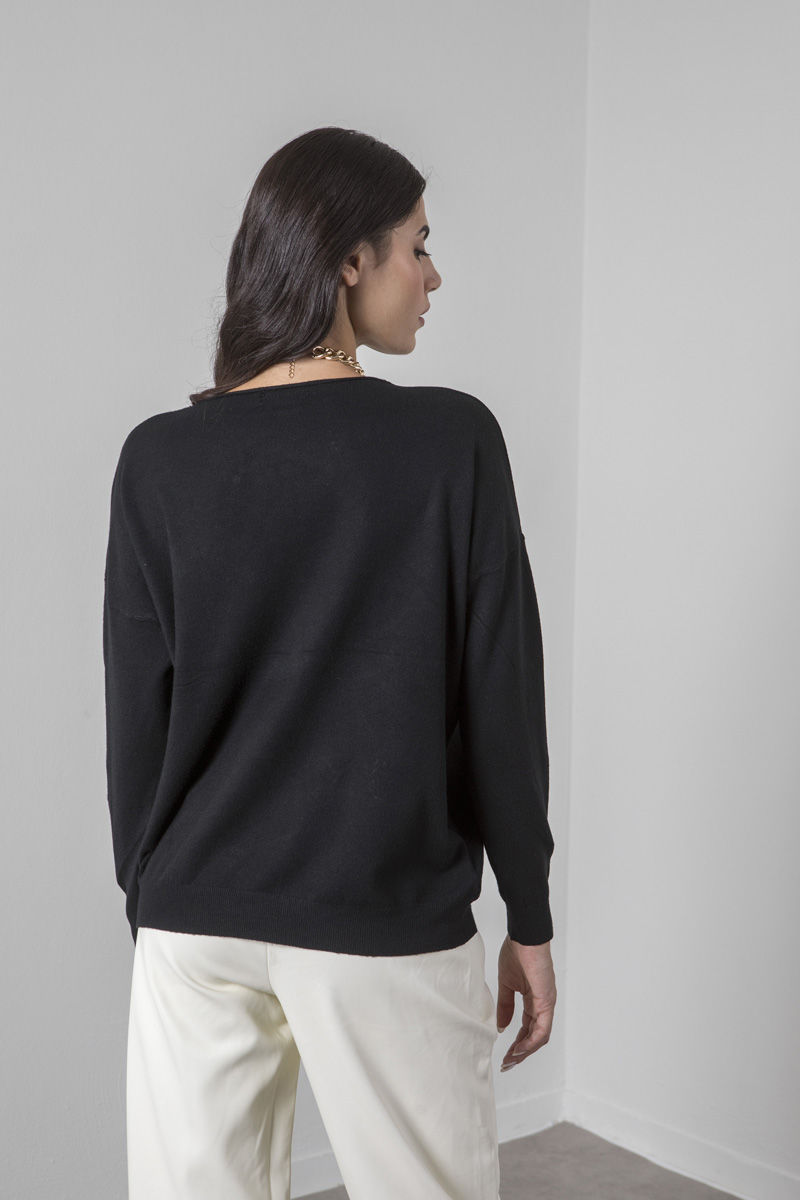 Picture of Oversized knitted blouse