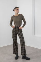Picture of Check wide leg pants