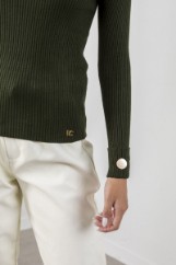 Picture of Ribbed V neckline sweater