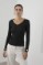 Picture of Ribbed V neckline sweater