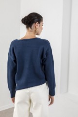 Picture of Knitted V neckline jacket