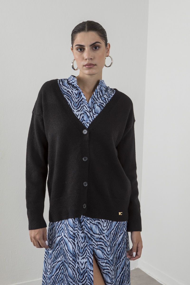 Picture of Knitted V neckline jacket