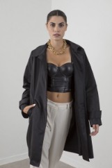 Picture of Leather crop top