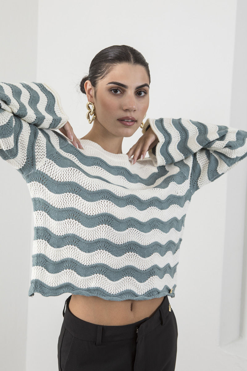 Picture of Striped knit sweater