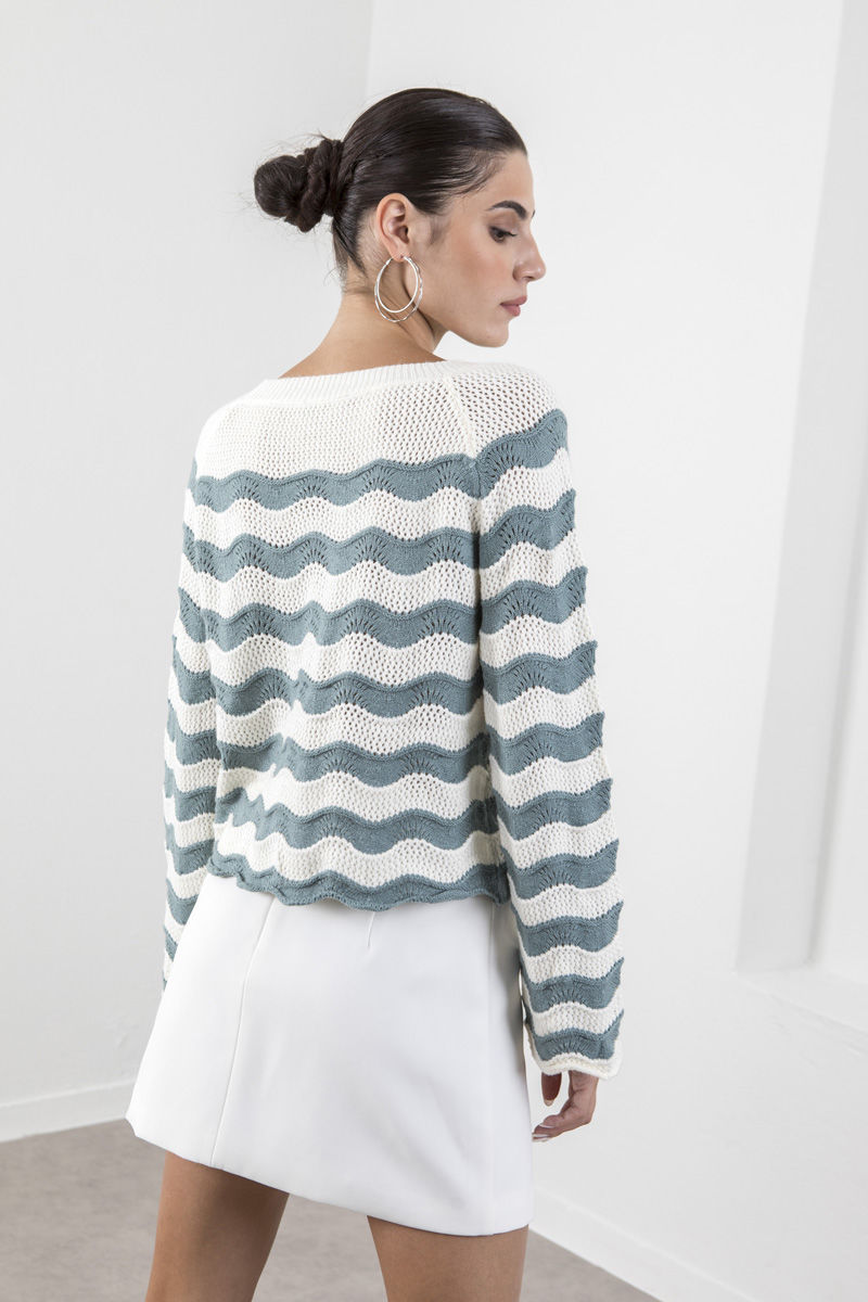 Picture of Striped knit sweater