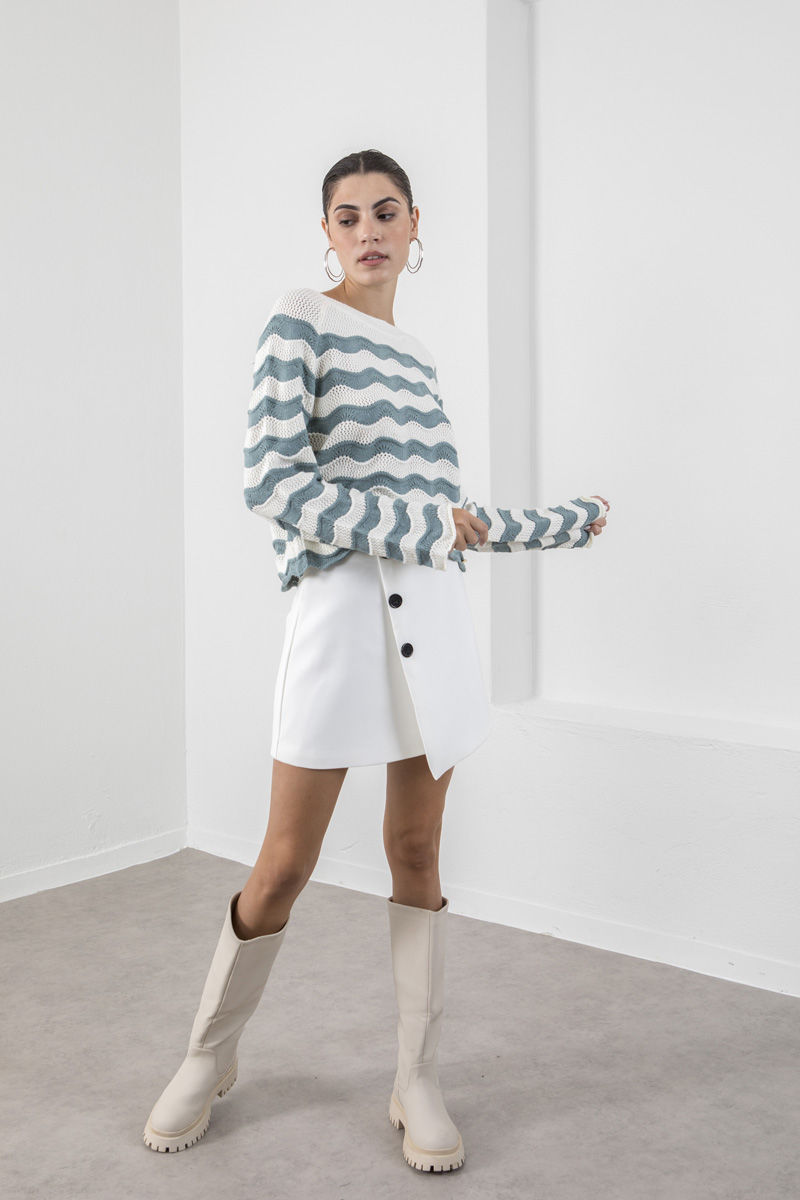 Picture of Striped knit sweater