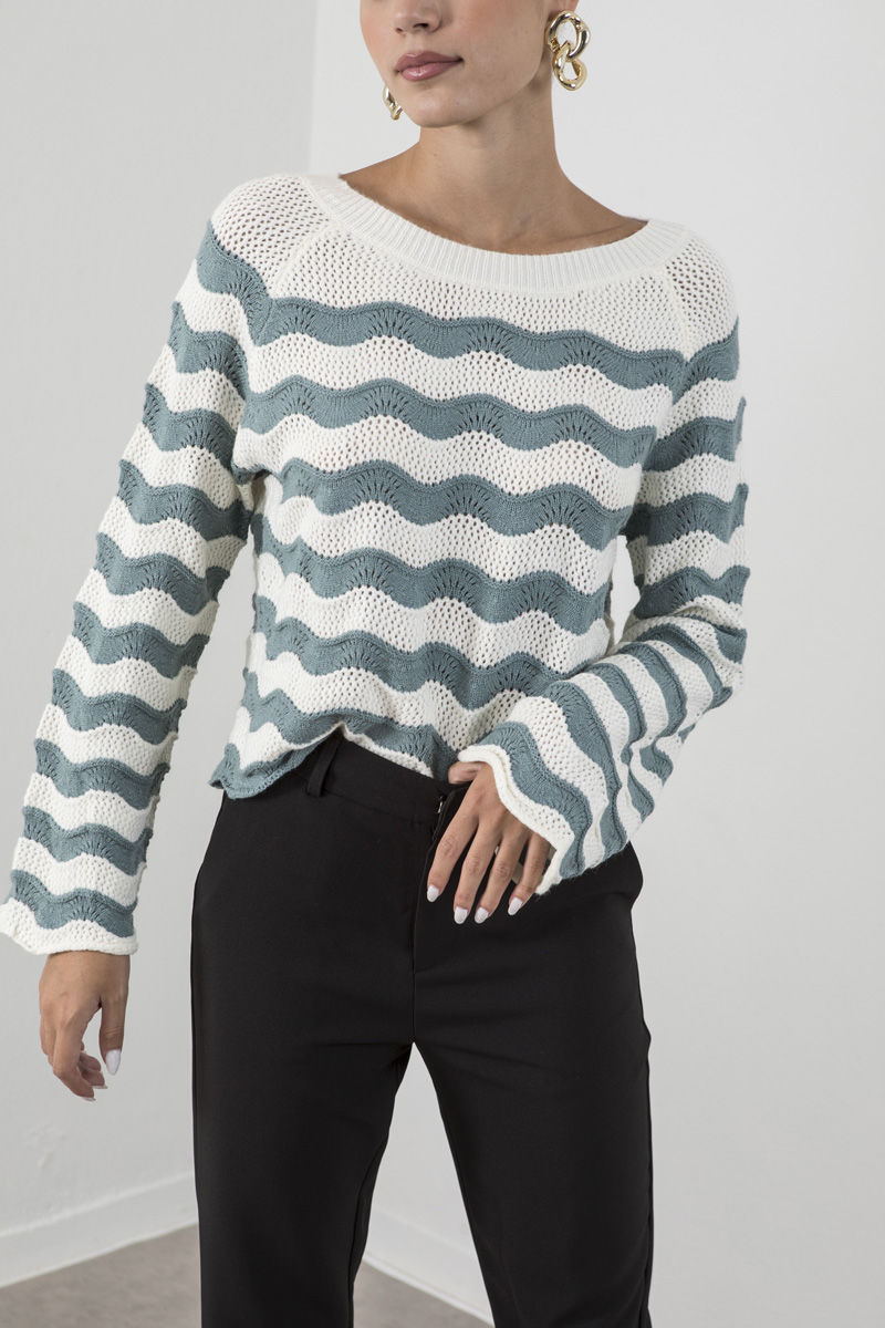 Picture of Striped knit sweater