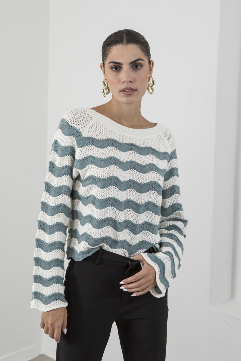 Picture of Striped knit sweater