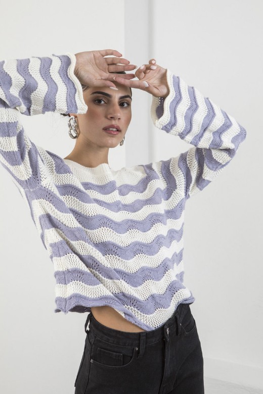 Picture of Striped knit sweater
