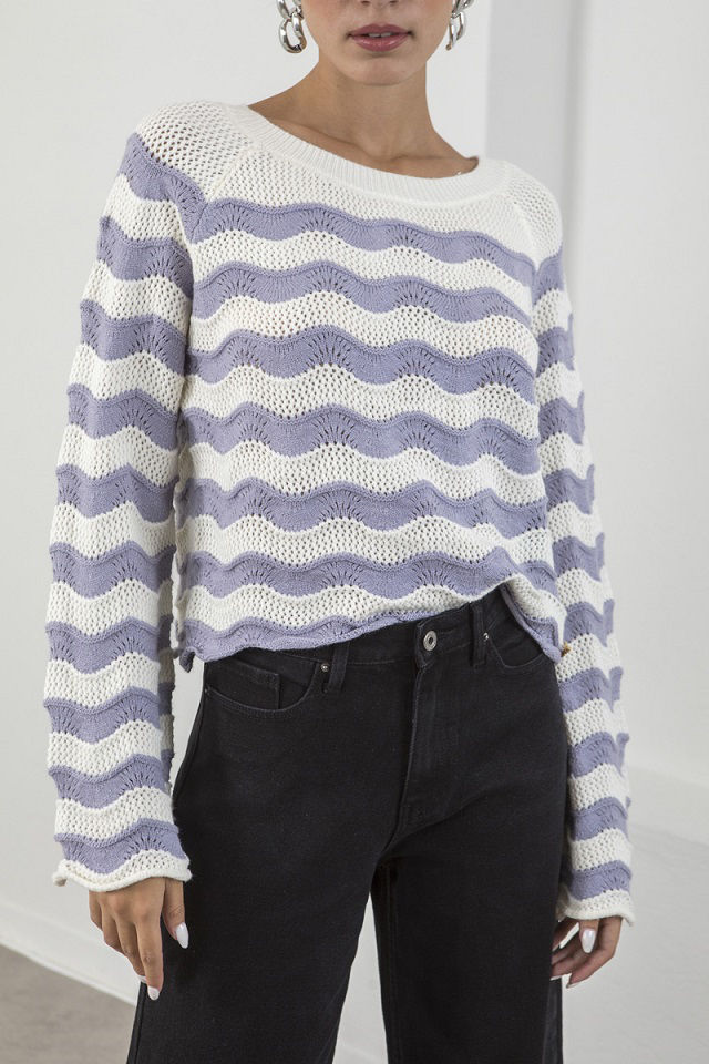 Picture of Striped knit sweater