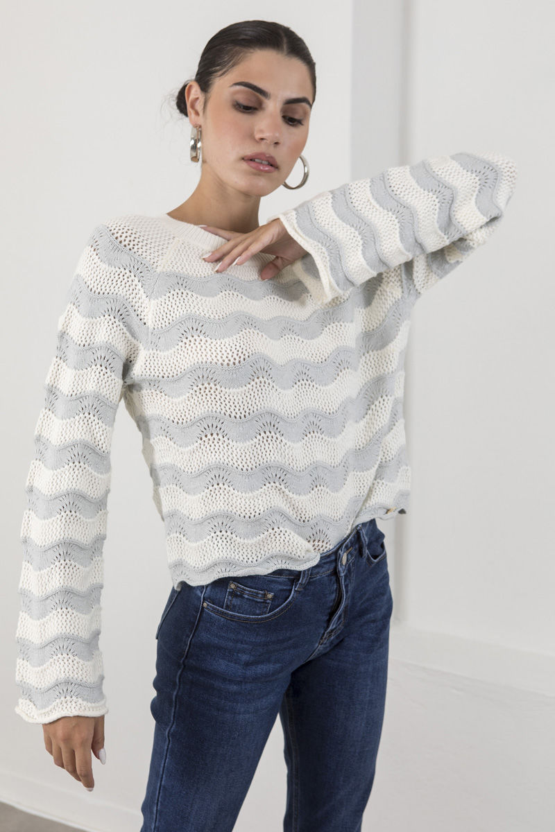 Picture of Striped knit sweater