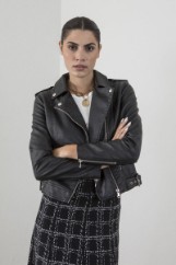 Εικόνα της Μπουφάν leather look perfecto