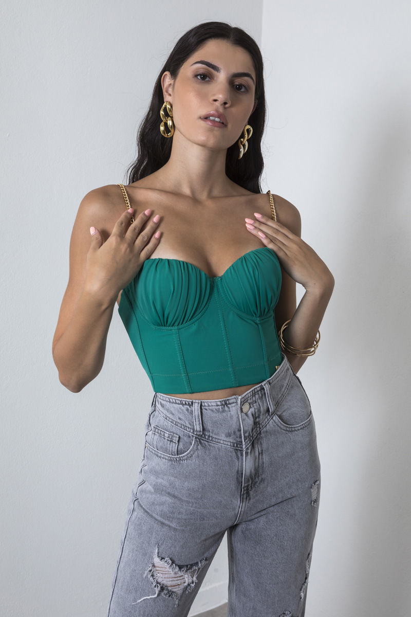 Picture of Crop top with chain