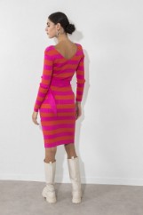 Picture of Striped midi dress