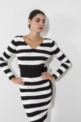 Picture of Striped midi dress