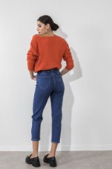 Picture of Highwaist denim with waistband