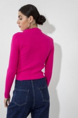 Picture of Knitted blouse with gathering detail