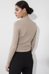 Picture of Knitted blouse with gathering detail