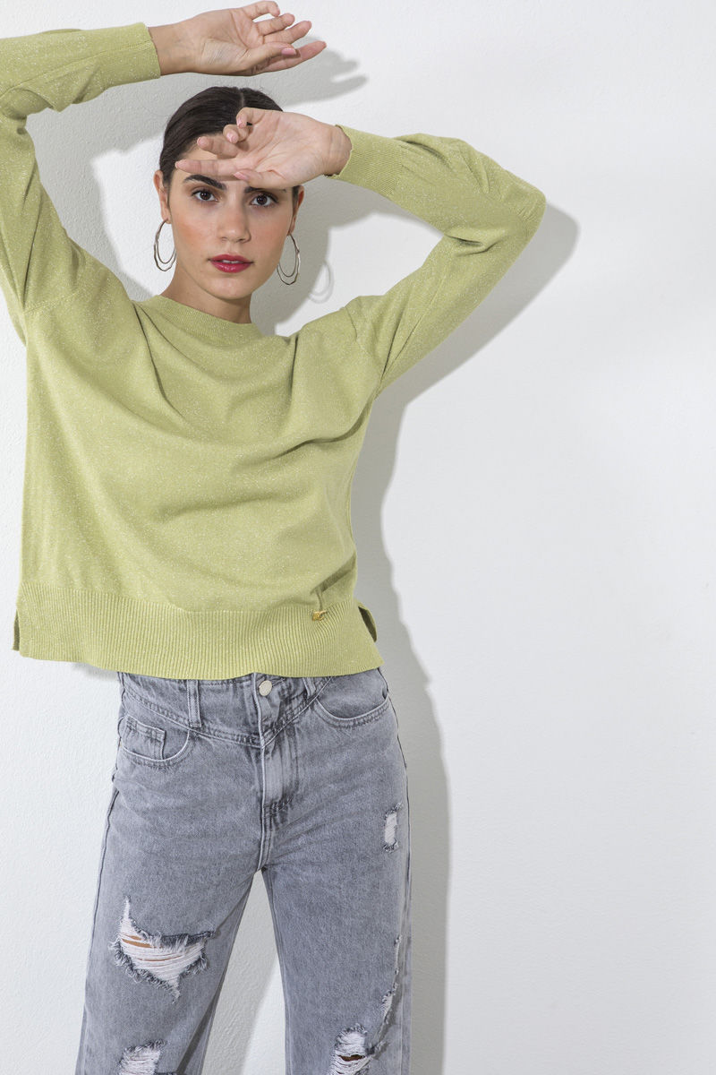 Picture of Lurex knitted blouse