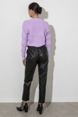 Picture of Leather straight pants