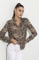 Picture of Animal zebra pattern shirt