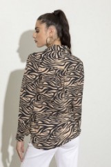 Picture of Animal zebra pattern shirt