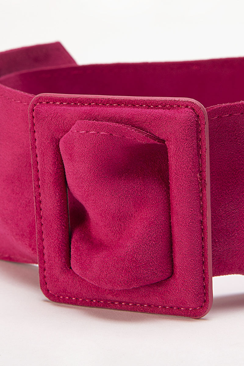 Picture of Suede belt with square buckle