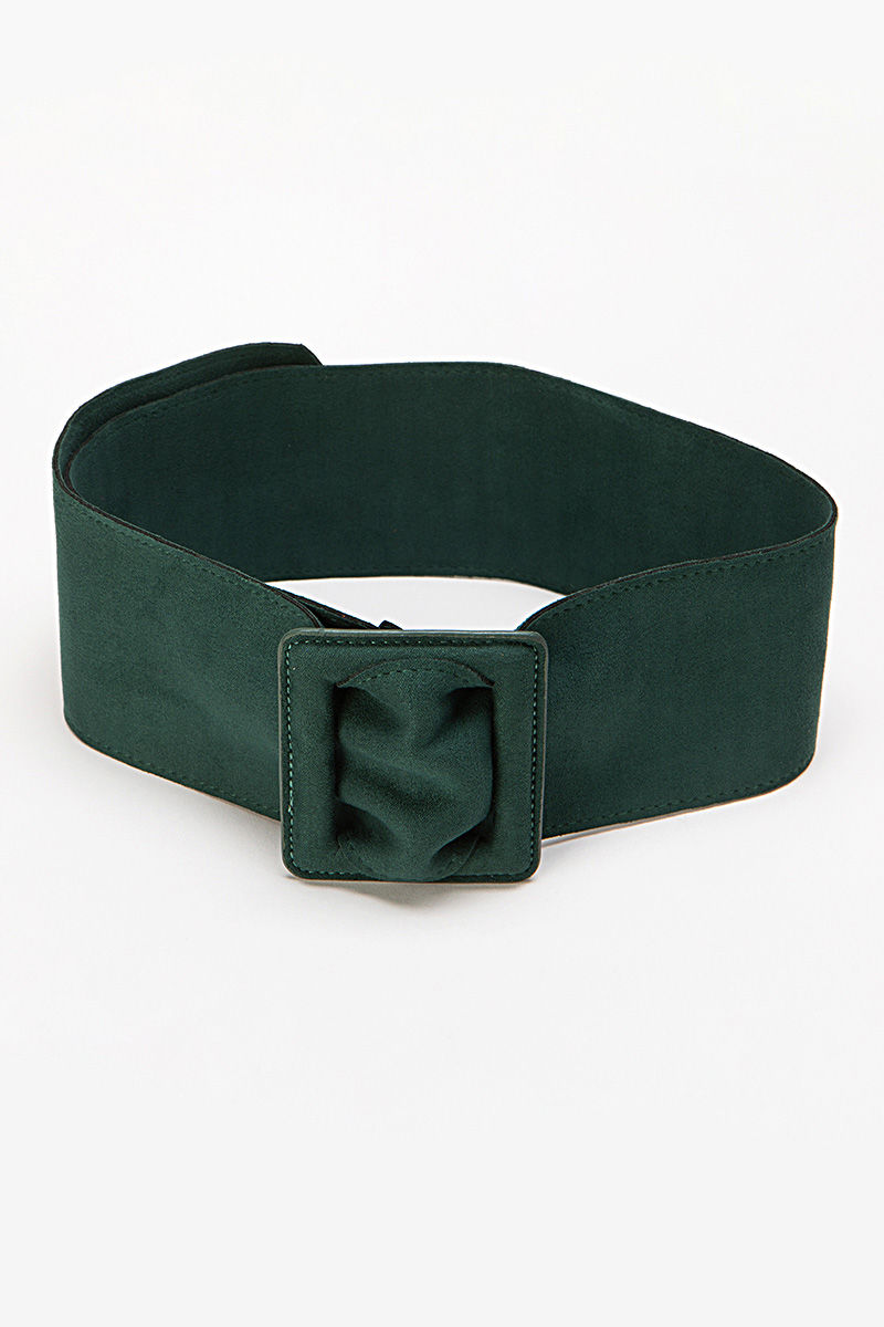 Picture of Suede belt with square buckle