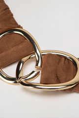 Picture of Gathering suede belt
